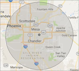 Gilbert, AZ on-site Computer Service Area